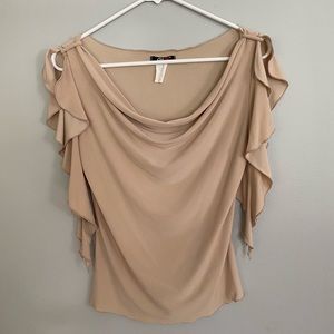 Nude dress shirt